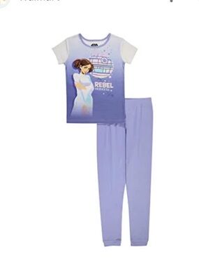 Star Wars 'Rebel Princess' Pajama Set Purple